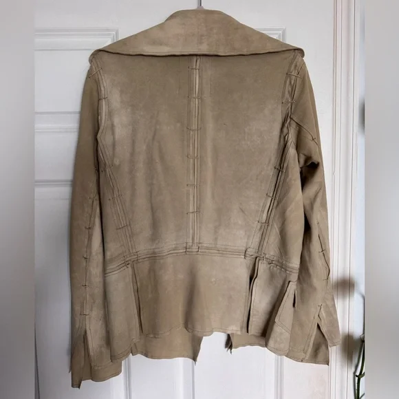 Free People Women’s Leather Jacket - Picture 3 of 5